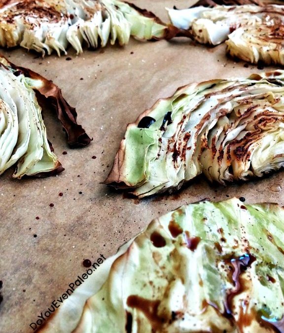 Buttery Balsamic Roasted Cabbage