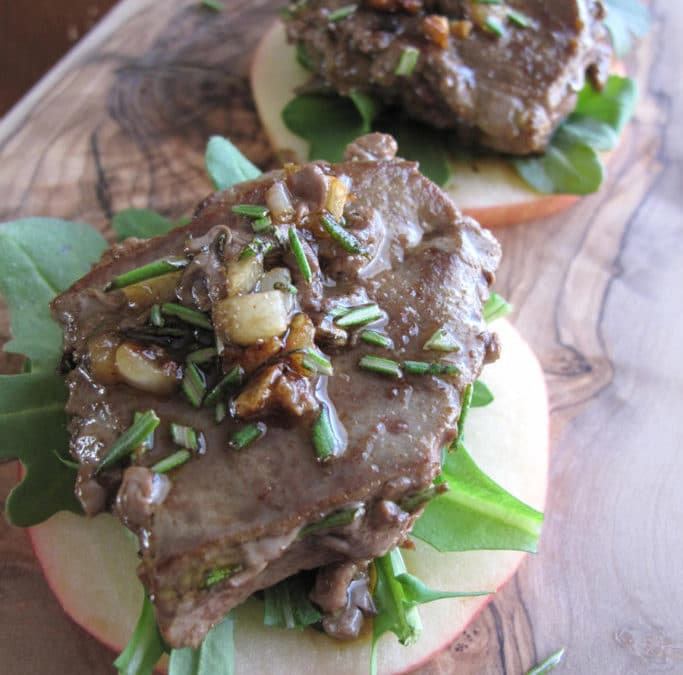 Rosemary and Garlic Beef Liver
