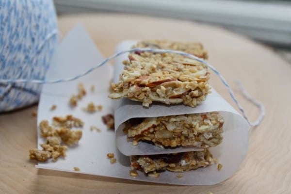 Cranberry, Oat and Seed (No Bake) Granola Bars