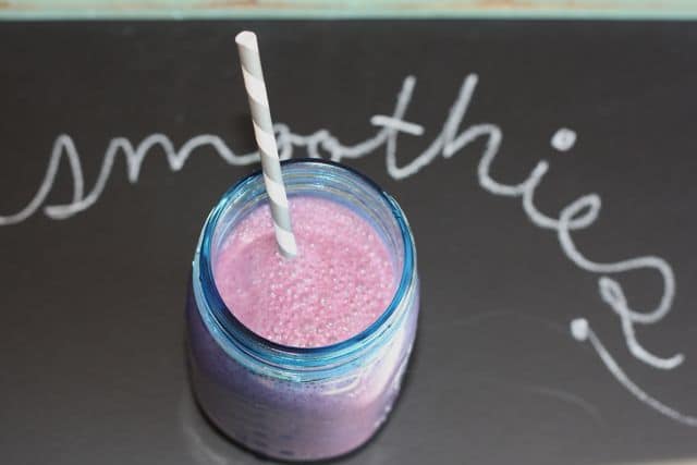 Blueberry Lime Coconut Smoothie