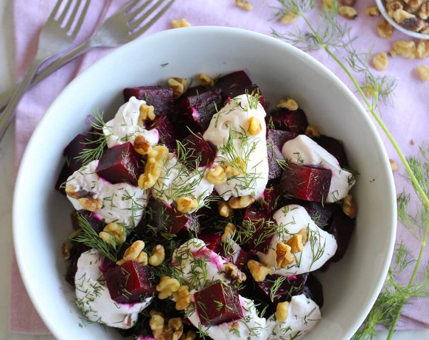 Greek Beet and Yogurt Salad