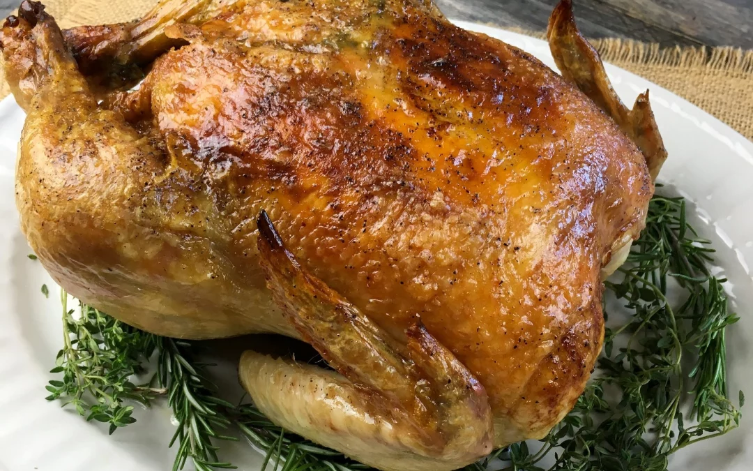 Roasted Chicken with Butter and Herb Rub