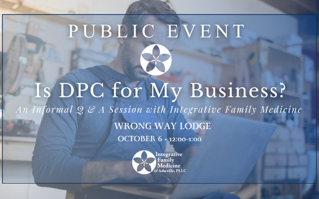 Is DPC for My Business? Lunch Session-Wrong Way Lodge